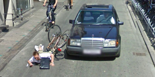 Google Street View car.